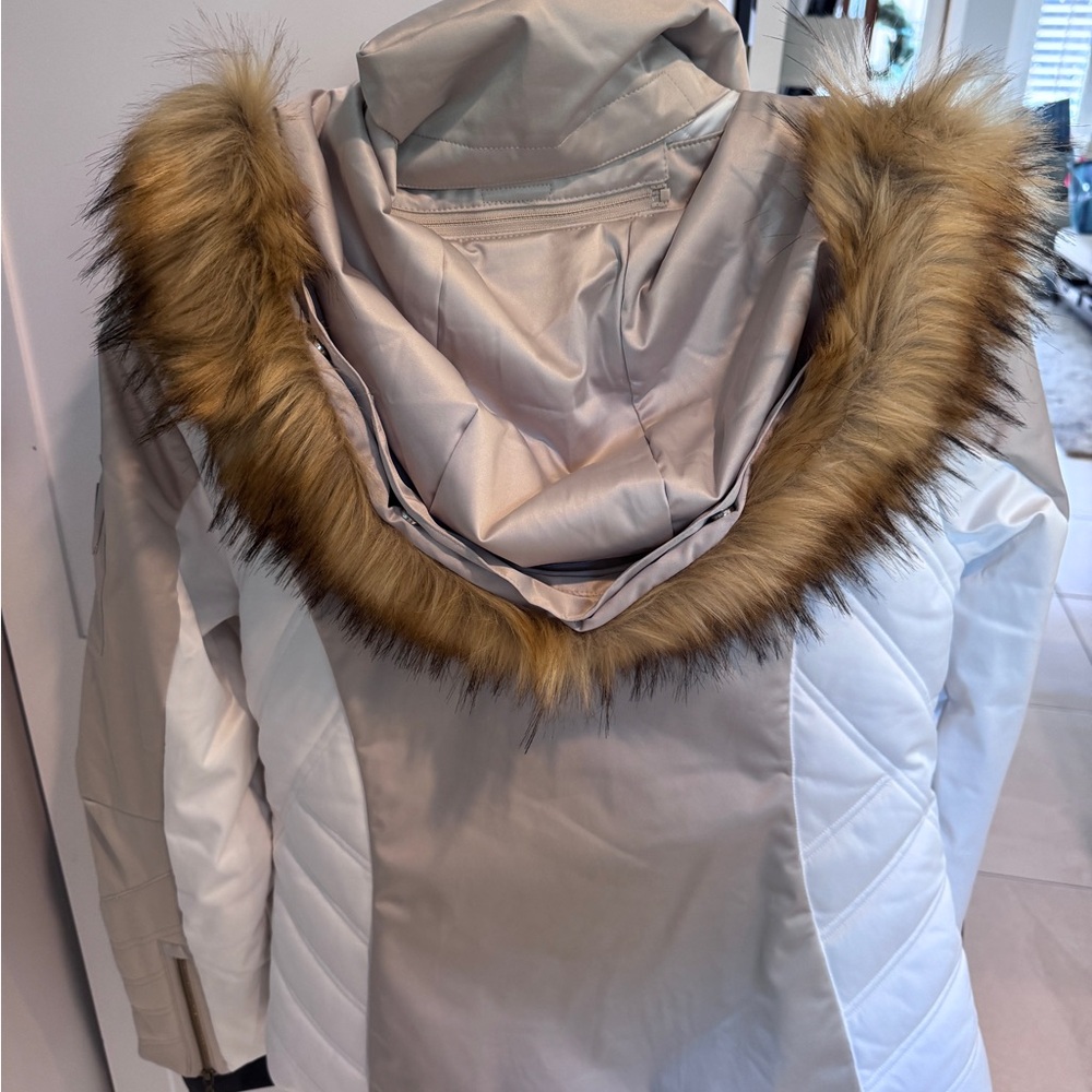 NILS Metallic Ski Jacket with Fur Hood - Picture 2 of 5